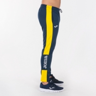 Pantalon Long Champion Iv Navy-yellow Joma