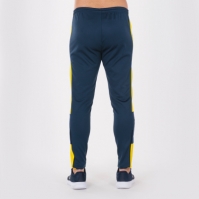 Pantalon Long Champion Iv Navy-yellow Joma