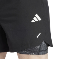 Pantalon scurt Combat adidas Power Workout 2-in-1 barbat