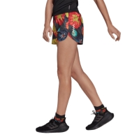 Pantalon scurt Combat adidas Run Fast Flower Running Short dama