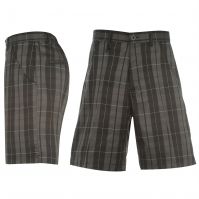 Pantaloni scurti Dunlop Fashion Golf pentru Barbati negru alb