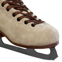 Roces Suede Eco-Fur figure skates beige and brown 450702 00001