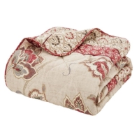 Catherine Lansfield Paisley Floral Reversible Bedspread