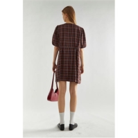 Rochie Glamorous Check Tie-Front Mini-