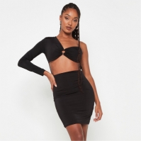 Rochie Missguided Asymmetric Cut Out Slinky Mini