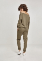 Cold Shoulder Terry Jumpsuit dama Urban Classics