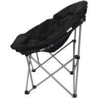 Scaun turistic pliabil de c?l?torie 83x80340 cm negru 1055756