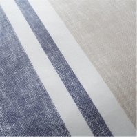 Catherine Lansfield Banded Stripe Reversible Duvet Cover Set