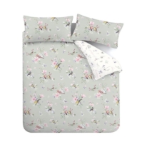 Catherine Lansfield Reversible Duvet Cover Set
