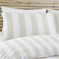 Catherine Lansfield Stripe Reversible Duvet Cover Set