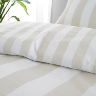 Catherine Lansfield Stripe Reversible Duvet Cover Set