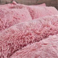 Catherine Lansfield Deep Pile Faux Fur Duvet Cover Set