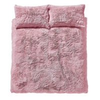 Catherine Lansfield Deep Pile Faux Fur Duvet Cover Set