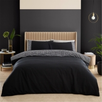 Catherine Lansfield Greek Key Reversible Duvet Cover Set