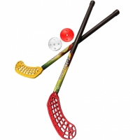 Zestaw do unihokeja Azetx Cobra 2 kije+2 piłki bez owijki 62cm copil AZETX PIOTR CZARCZYSKI