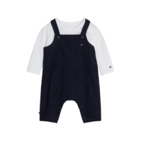 Tommy Hilfiger Monotype Corduroy Dungaree Set copil