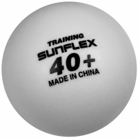 Sunflex Training ping pong balls white 6 pcs. 20605