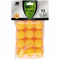 Sunflex Hobby ping pong balls 12 pcs. orange 20807
