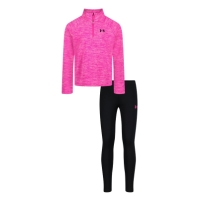 Trening Bluza Fermoar Under Armour Quarter and Trouser Set bebelus