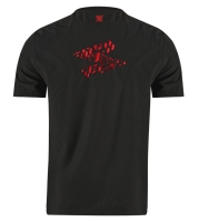SHIRT SPACE Zeus inchis gri rosu