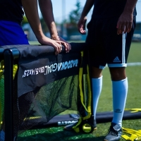 Soccer goal Bazooka 120x75 blue 03264