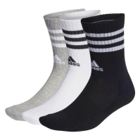 Soseta adidas Cushioned 3 Stripe Crew 3 Pack