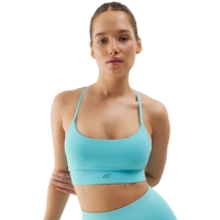 Sutien sport 4F F096 albastru 4FWSS24USBAF096 33S