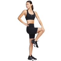 Sutien
sport Nike Swoosh Light Support negru DX6817 010