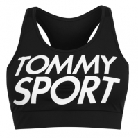 Tommy Sport Logo Sports Bra