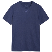Camasa Men's T- 4F FNK M1344 dark navy blue melange 4FWSS25TFTSM1344 30M