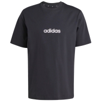 Camasa adidas Essentials Linear Single black men's T- JE8993