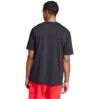 Camasa adidas Essentials Linear Single black men's T- JE8993