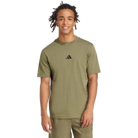 Camasa Men's T- adidas Essentials Small Logo Single Jersey olive JF1097