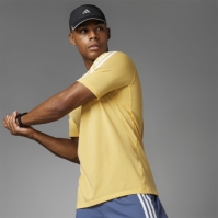 Camasa adidas Own the Run 3-Stripes T- barbat