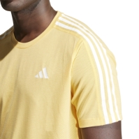 Camasa adidas Own the Run 3-Stripes T- barbat