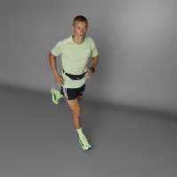 Camasa adidas Own the Run 3-Stripes T- barbat