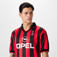 Camasa Minge Fotbal Score Draw AC Milan 1996 Retro Home adulti