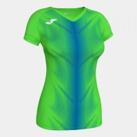 Camasa Olimpia T- Fluor Green-royal S/s dama Joma