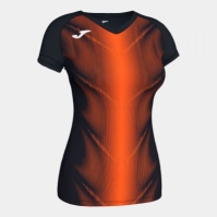 Camasa Olimpia T- Black-orange S/s dama Joma