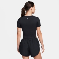 Nike One Fitted Dri-FIT Short-Sleeve Top dama