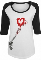 Tricou Pistol Heart Raglan dama Mister Tee