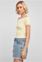 Tricou Off Shoulder Rib dama Urban Classics