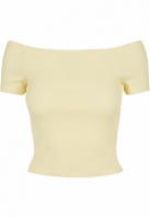 Tricou Off Shoulder Rib dama Urban Classics
