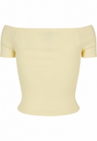 Tricou Off Shoulder Rib dama Urban Classics