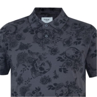 Firetrap All-Over Print Polo Top barbat