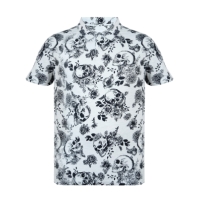 Firetrap All-Over Print Polo Top barbat