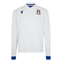 Camasa Macron Italy Rugby Away Polo 2023 adulti