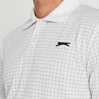 Slazenger Check Golf Polo barbat