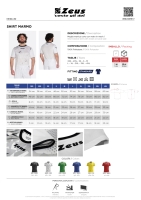 Tricouri sport MARMO Zeus alb negru
