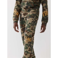 True Religion Camo Welt Pocket Logo Jogging Bottoms barbat